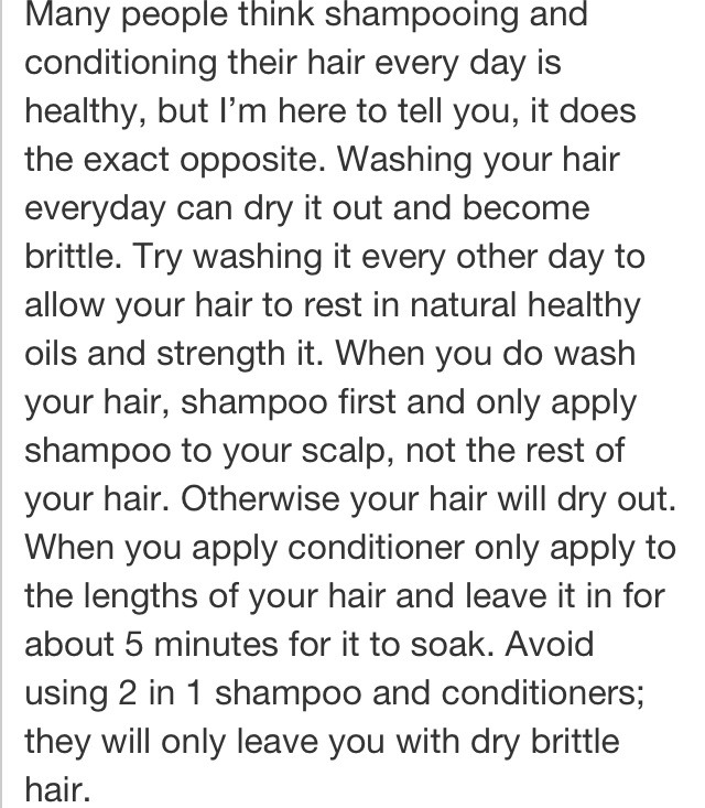#2 Washing your Hair