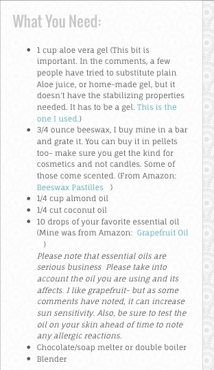 CLEAN AND HEALTHY DIY FACIAL MOISTURIZER 