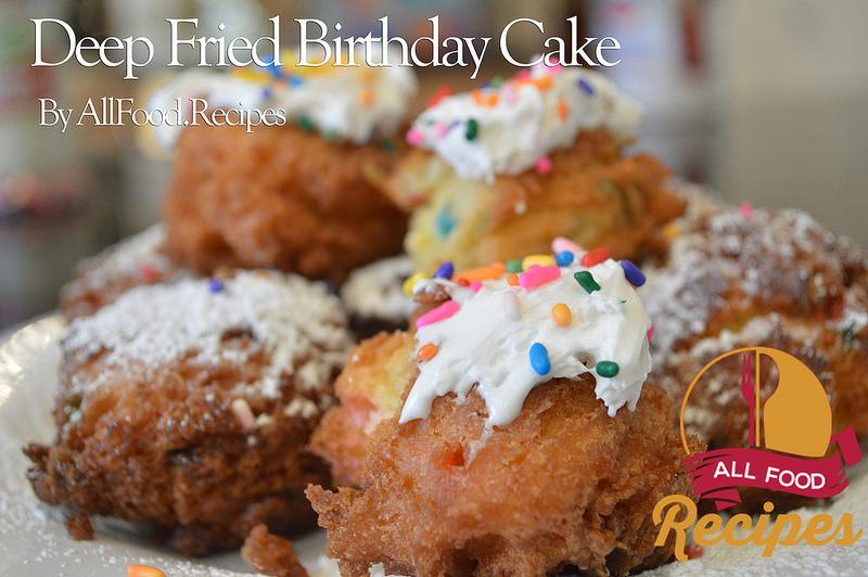 Deep Fried Birthday Cake... Step By Step Recipe!!!