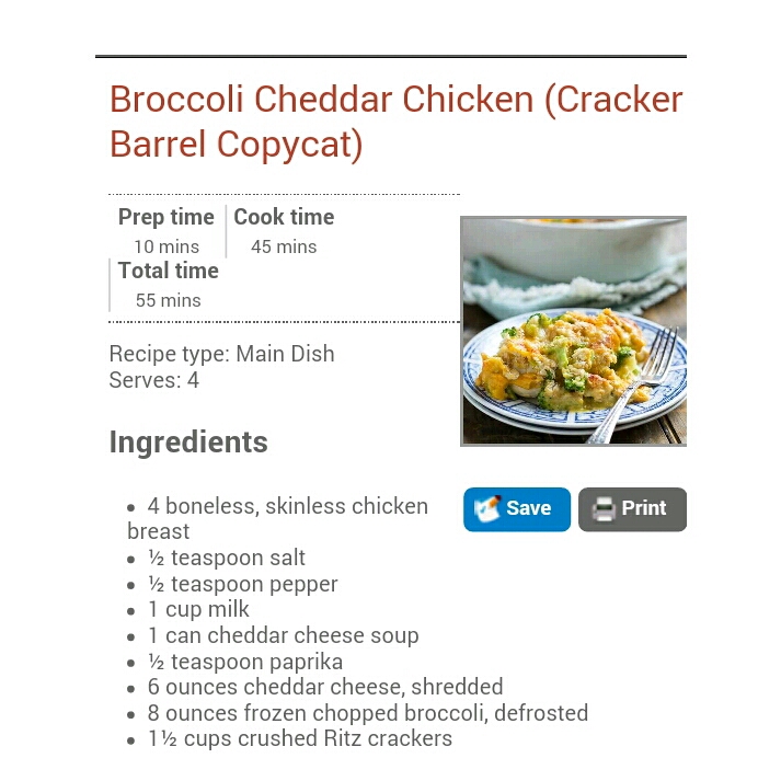 Broccoli Cheddar Chicken (Cracker Barrel Copycat)

    

