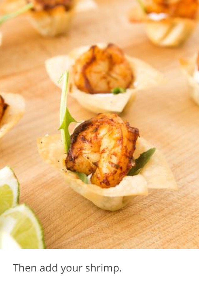 Make Chili-Lime Shrimp Cups. #SummerVibes