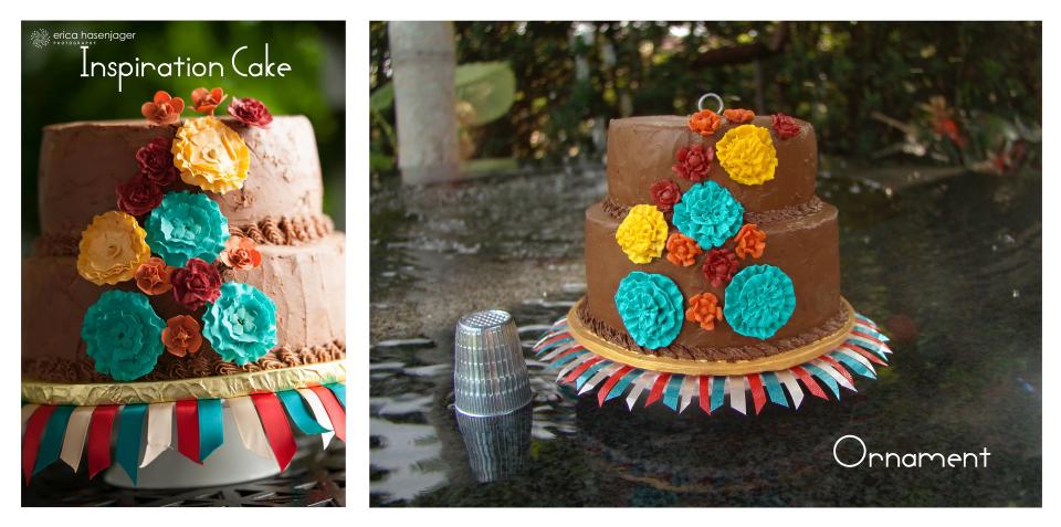 Have Your Wedding Cake Made Into An Ornament!