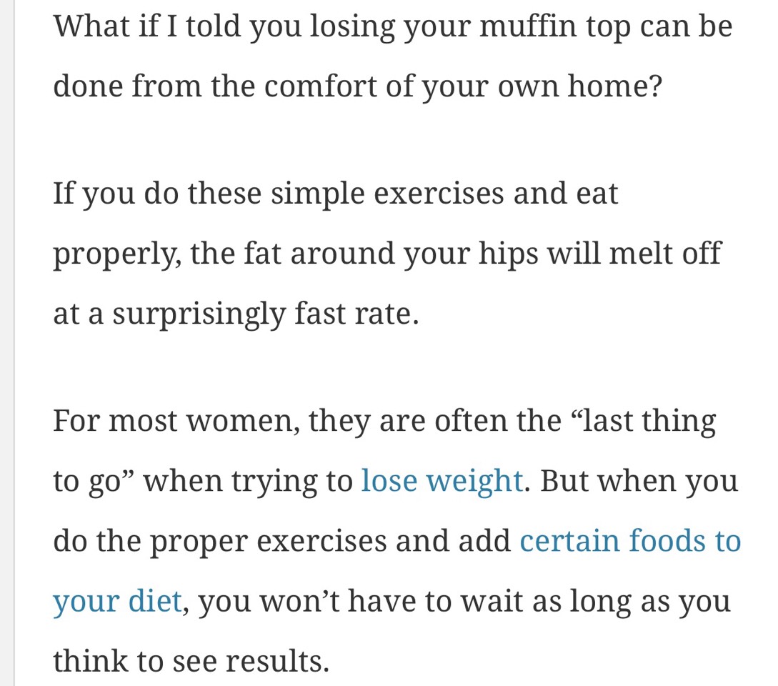 Best 🔟 Exercises To Get Rid Of Your Muffin Top. ☺️