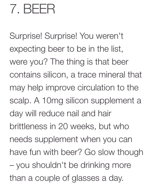 Want Stronger Nail And Longer Hair?? Better Stock Up On These Food ☕️🍺🍳
