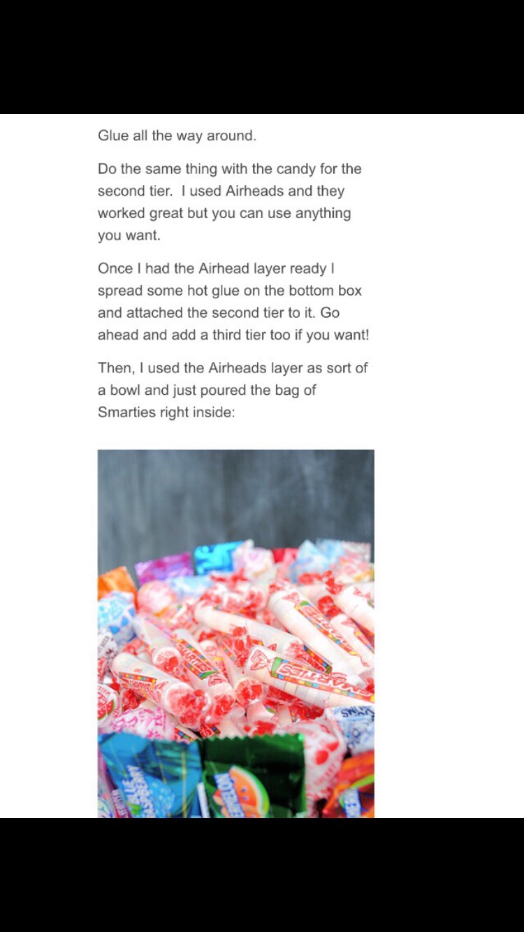 DIY Candy Cake Tower