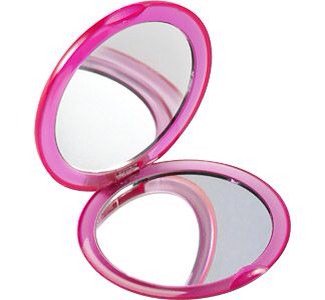 Also have a little compact mirror to just be quick with a little look at yourself when the teacher isn't looking😂