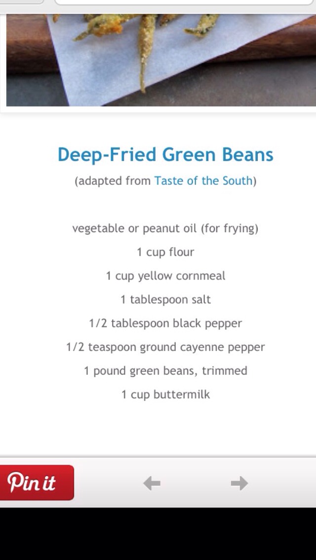 Deep Fried Green Beans! Omg So Delicious.