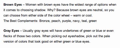 What Color Eyeshadows Best Compliment Your Eyes?