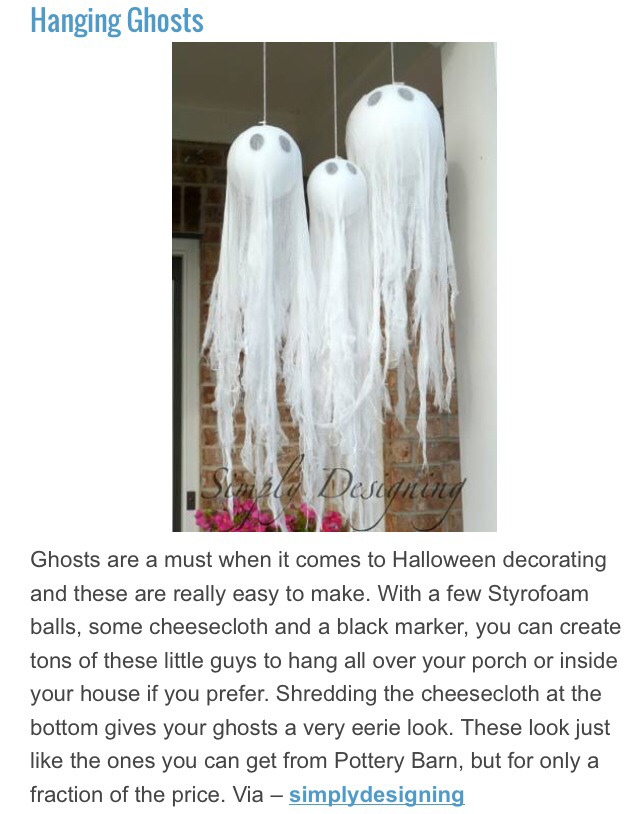 DIY Halloween Decorations 