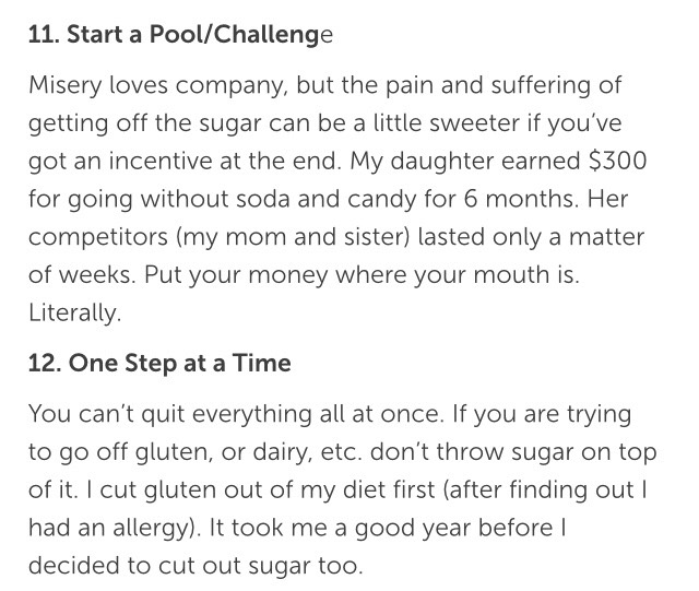 12 Tips To Remove Sugar From Your Diet