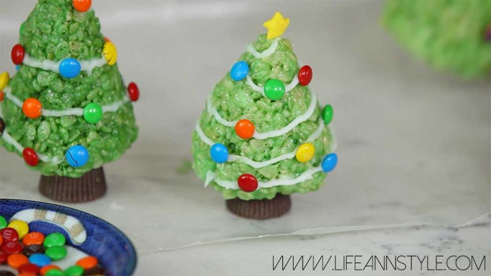 Rice Krispie Christmas Trees