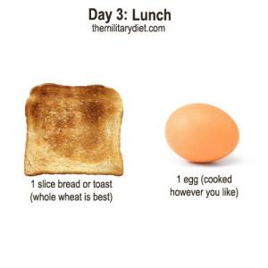 Lunch
1 hard boiled egg (or cooked however you like)
1 slice of toast