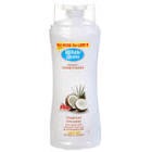 Add old half cup white conditioner to baking soda. You don't necessary have to use white, but it is snow we are making!