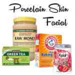 Ingredients for the smoothest porcelain skin ever:
2 Teaspoons of fresh green tea
1 Tablespoon of raw organic honey
1 Tablespoon of strawberry yogurt
3 tablespoons of baking soda
