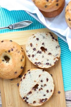 Chocolate Chip Bagels (Gluten-Free Vegan)