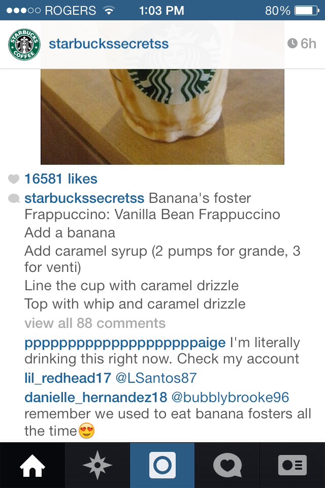 Starbucks Secret Menu 