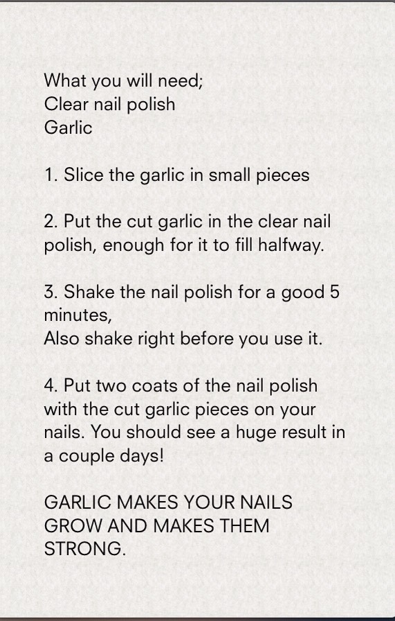 Add Garlic To Keep Nails Long And Strong! This Really Works. 