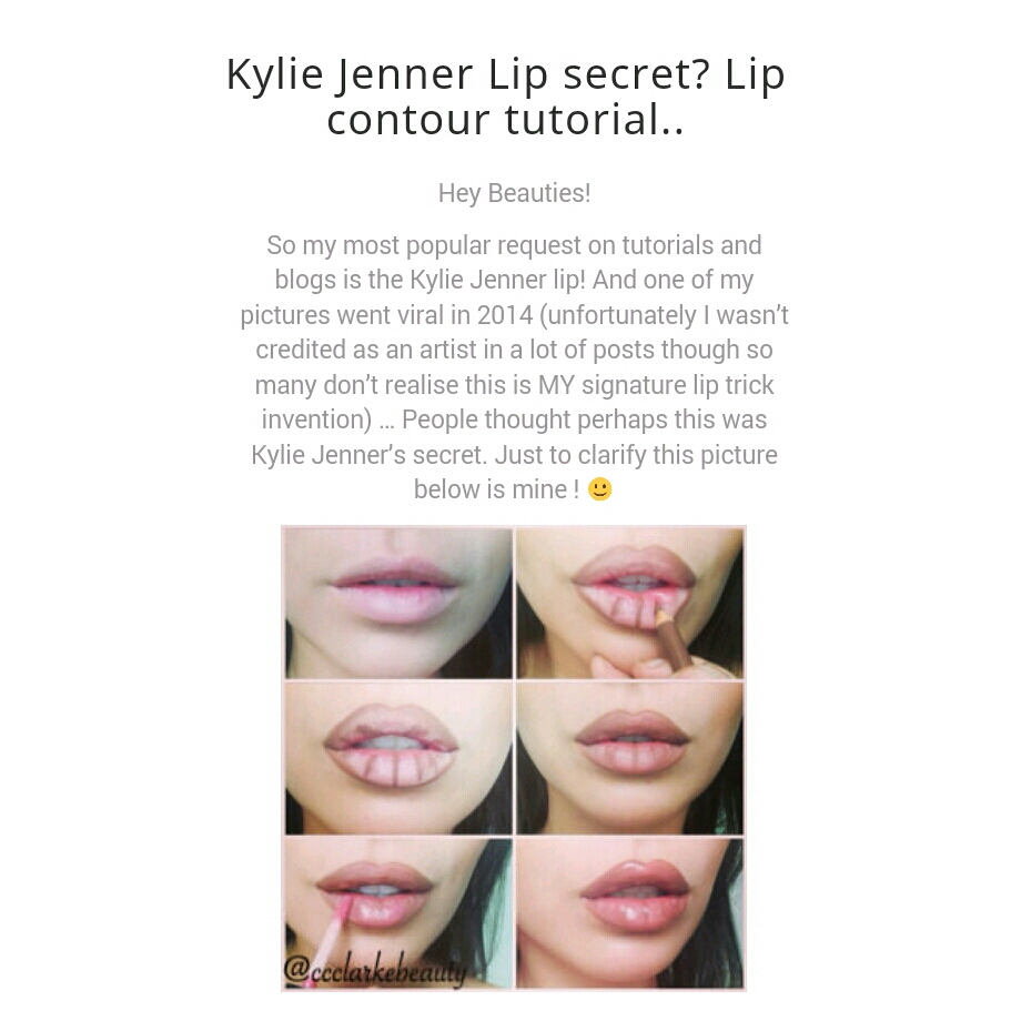 Kylie Jenner Lip secret? Lip contour tutorial

