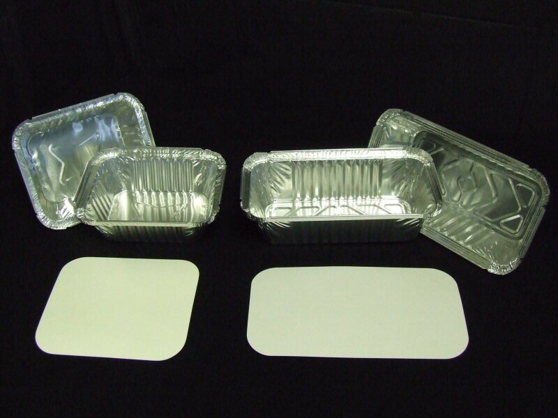 Line foil takeout containers with paper towel and add your bacon.