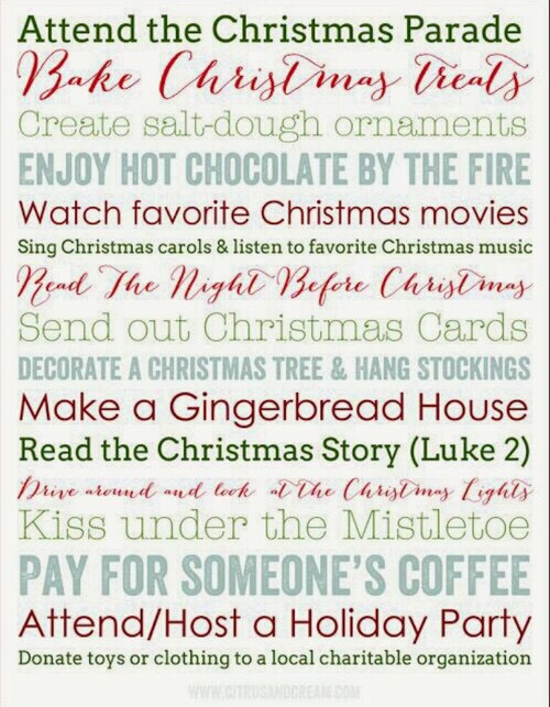WINTER BUCKET LIST|2015-16