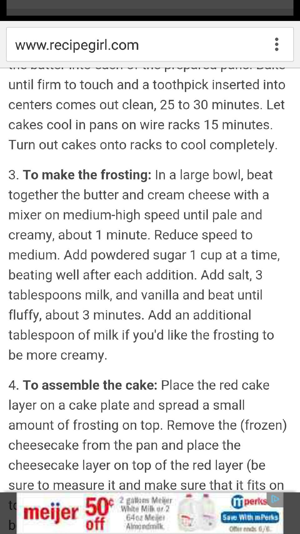 Red White and Blue Cheesecake Cake