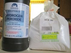 Remove yellow underarm stains.... Mix hydrogen peroxide and baking soda. Apply to stains, let soak for 30 minutes and wash like normal.