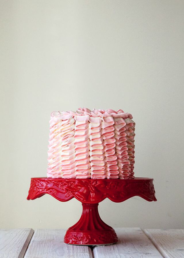 Adorable Ribbon Cranberry Cake 🎀🍰 Just In Time For Valentines Day 💕