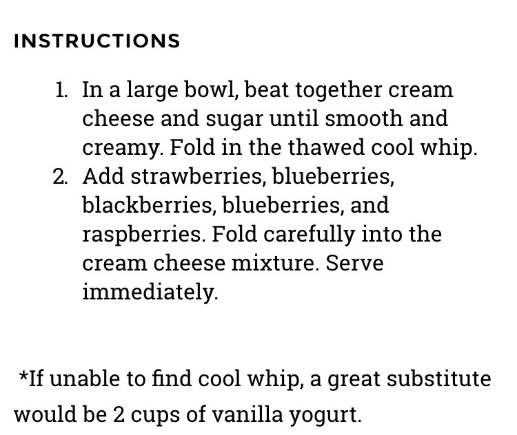 💙Berry Cheesecake Salad❤️