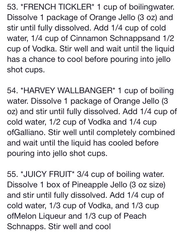 70 Jello Shot Recipes 🍸🍹