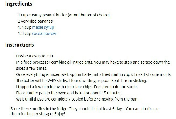 Healthy Flourless Chocolate Muffin