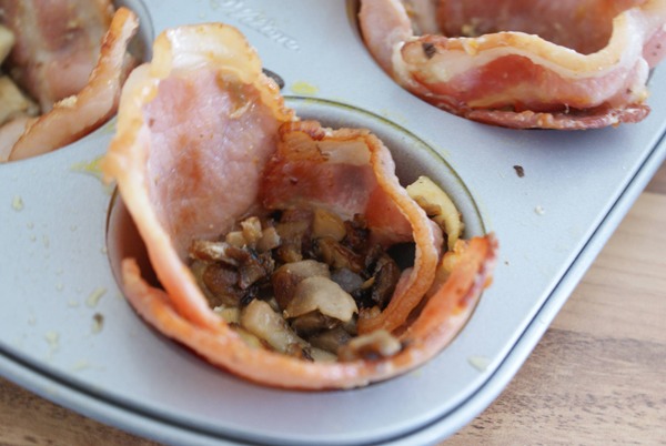 Add your fillings (died and fried mushrooms seen here).