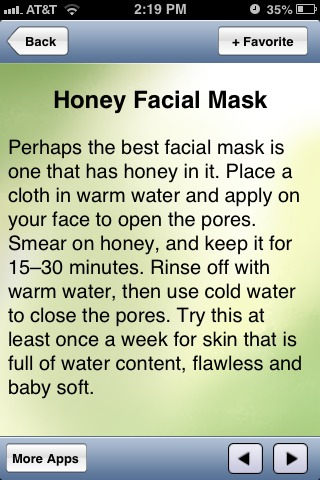 Honey Facial Mask