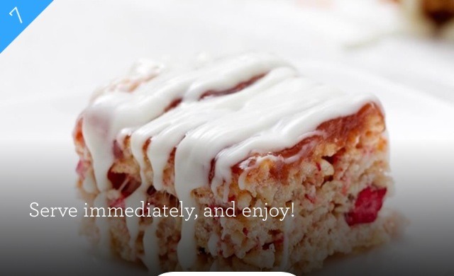 Strawberries & Cream Rice Krispie Treats. 🍓YUMMY!! 🍓