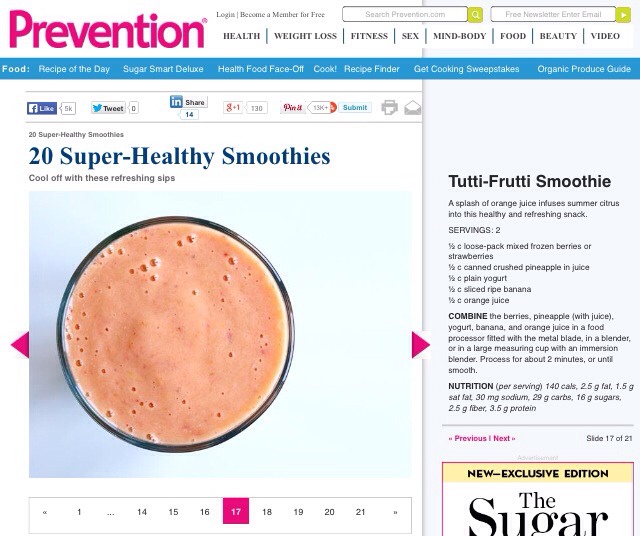 20 Super-Healthy Smoothies π