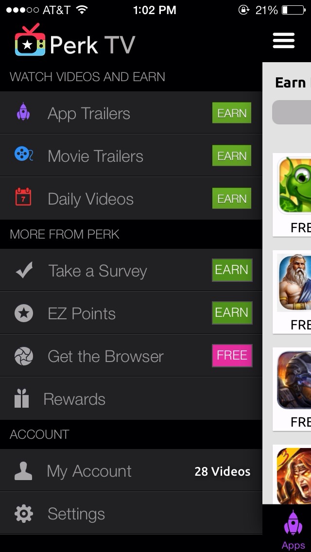 There's multiple ways you can earn points with this app. When you have enough, redeem your points for gift cards and even paypal credit! 