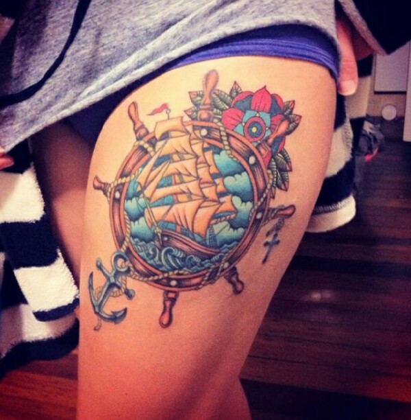 Sexy Thigh Tattoos And Designs For Women! 