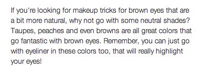 11 Makeup Tricks For Those With Brown Eyes