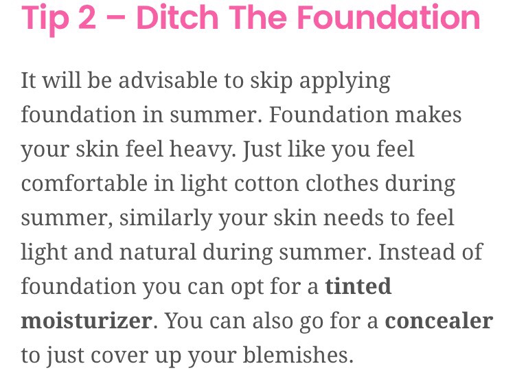 ✨5 Summer Makeup Tips✨
