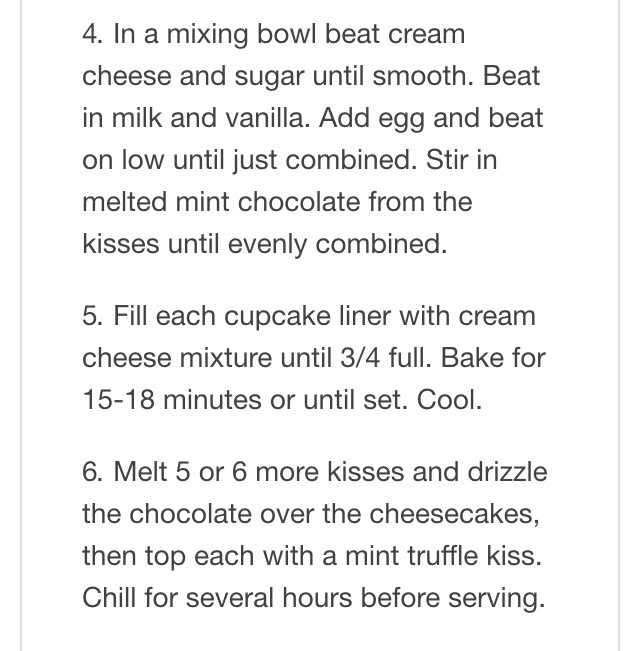 MINI CHOCOLATE MINI TRUFFLE CHEESECAKE!