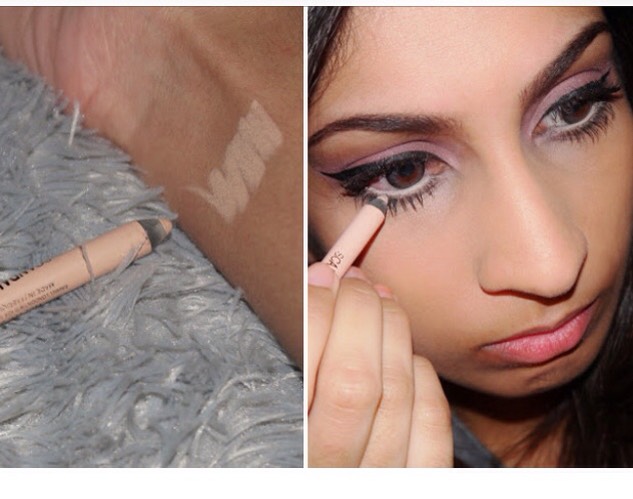Use white or light eyeliner to make your eyes pop or to hide the fact that your tired or hungover ๐