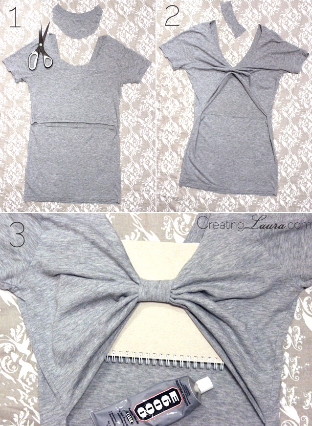✨No-Sew Diy Bow-Back Tank Top✨