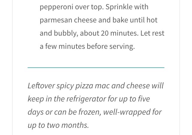 Spicy Pizza Mac And Cheese 