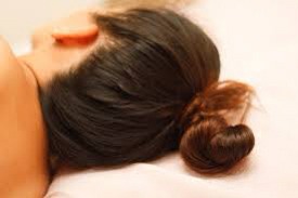 7.Wear your hair up-but not in a super-tight bun. 
It's keep your hair out of your face while you're sleeping to keep its natural oils from wreaking havoc on your complexion.avoid pulling it into a really tight bun or ponytail that can cause hair breakage,wrapping it up in a silk scarf.