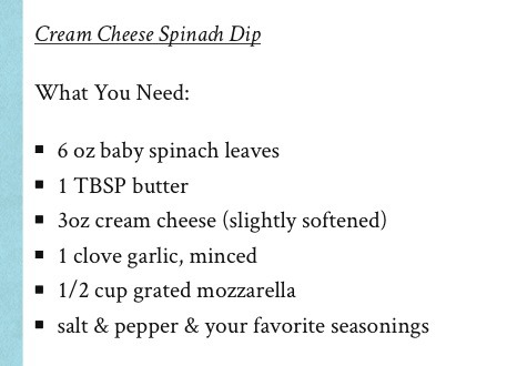 Cream Cheese Spinach Dip Recipe!!!
