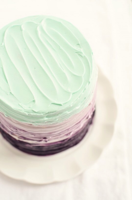 22. Vanilla Blackberry-Mascarpone Cake for Two