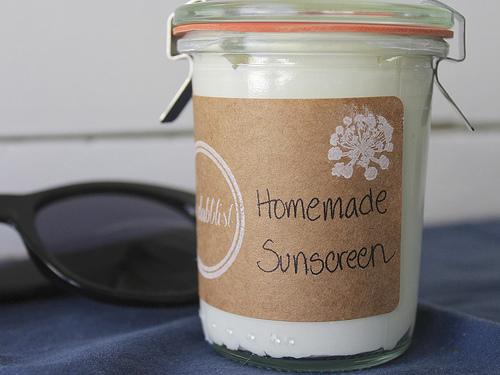 1. Making sunscreen at home.
Creating your own sunscreen at home can be an appealing idea when trying to cut costs. However, simply combining natural ingredients (which may be proven UV ray blockers) is still dangerous because there’s no way to determine exactly what level of SPF you’re applying.