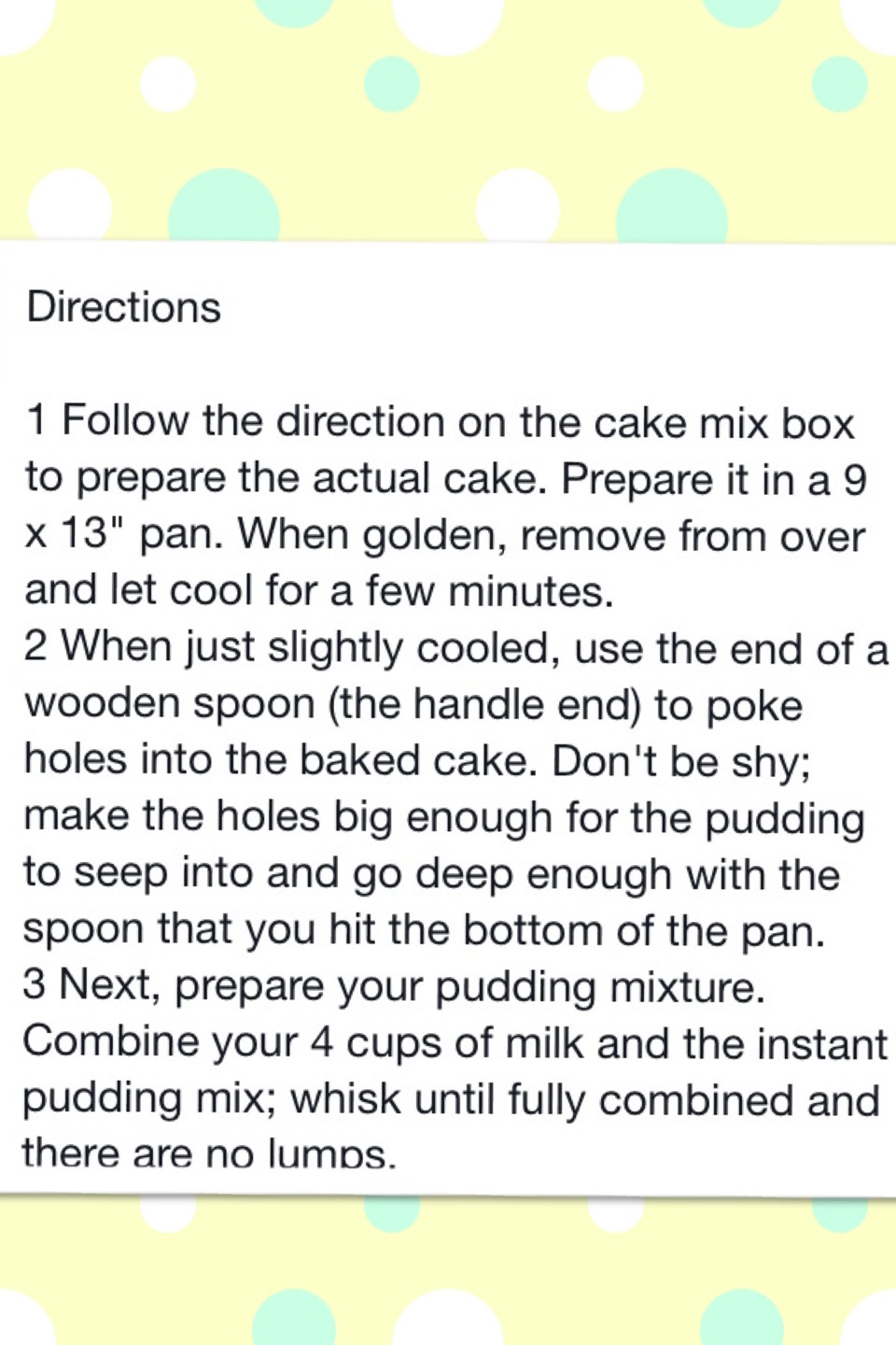 Banana Pudding Poke Cake !