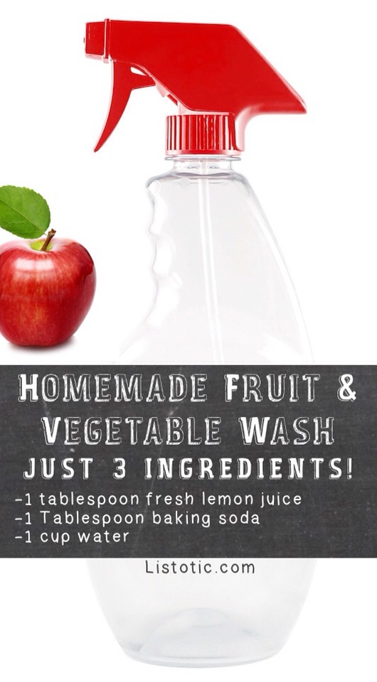 DYI fruit and veggie wash 