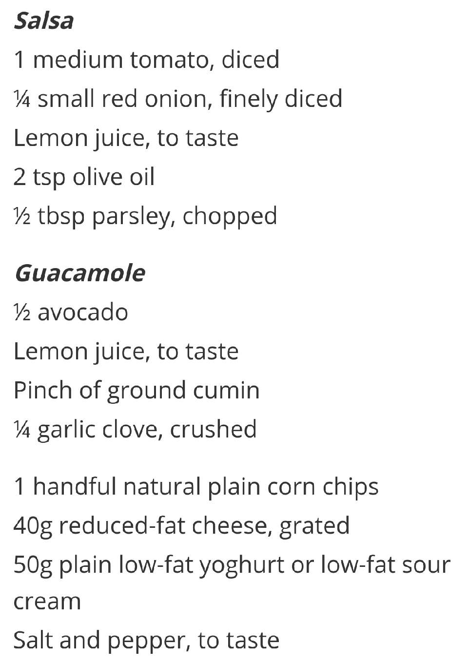 Healthy Nacho Recipes