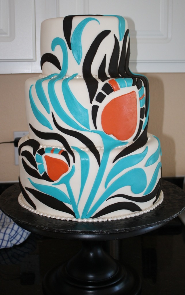 Abstract Wedding Cakes! 
